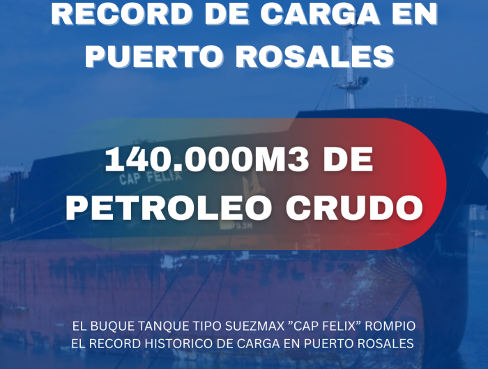 140.000m3 de petroleo crudo 